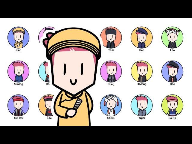 Tất cả các dân tộc Việt Nam trong 16 phút