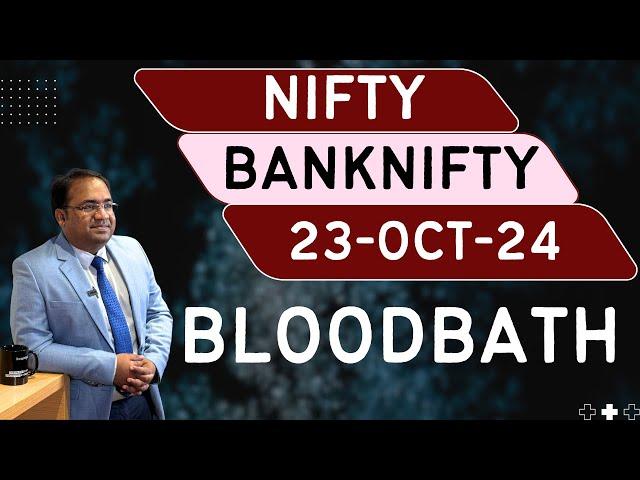 Nifty Prediction and Bank Nifty Analysis for Wednesday | 23 October 24 | Bank NIFTY Tomorrow