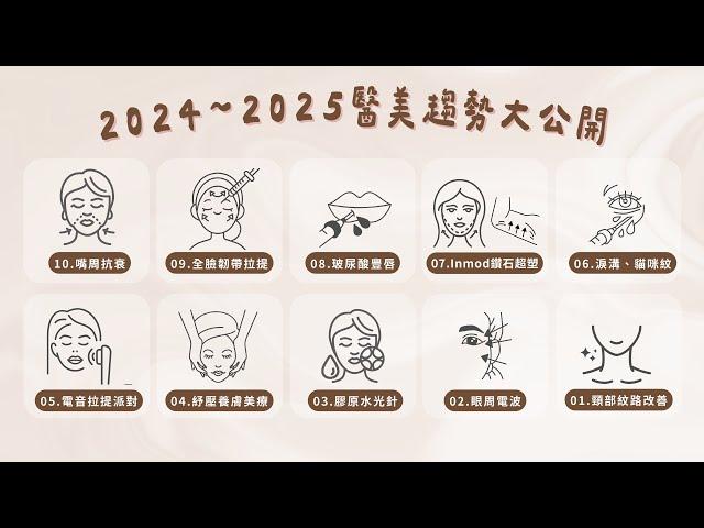 2024-2025 輕醫美趨勢大揭密！想視覺逆齡？這些項目值得你關注！Top 10 Beauty Trends Taking Over 2025