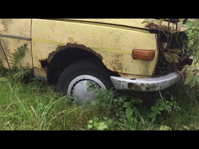 Abandoned Wartburg for 13 years