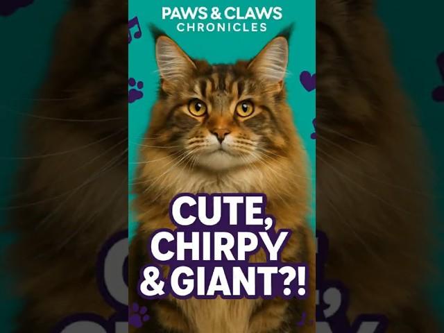 Cuddly, Chirpy, and Giant?! It’s a Maine Coon Thing