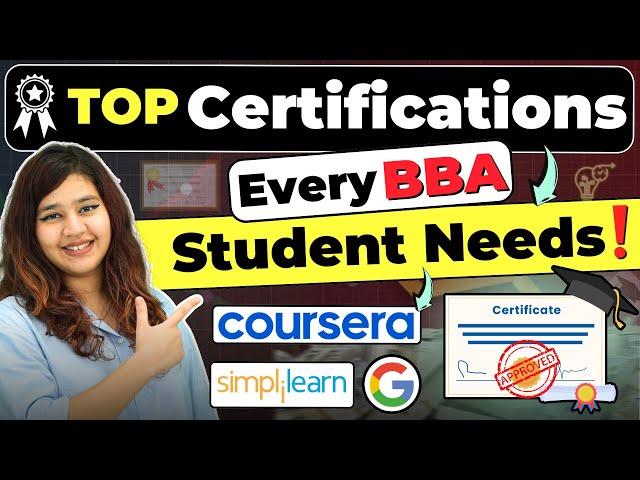 Get High Paying Jobs After BBA! 4 Must-Do Certifications After BBA Jobs!#BBA #BBAJobs #Viral