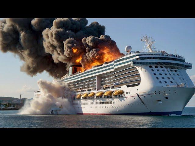 Today, a US cruise ship carrying 40 generals was destroyed by the Houthis in the Red Sea