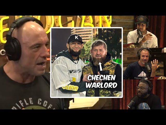 Khamzat Chimaev's Ties With A Chechen Warlord | Joe Rogan & The Boys