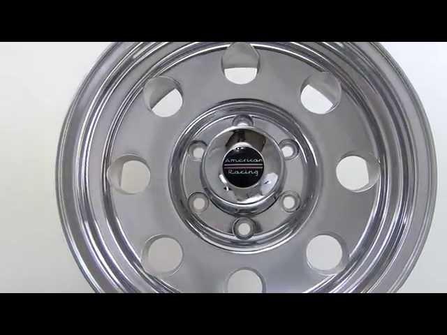 American Racing Baja AR172P Polished Wheels Rims 16x8