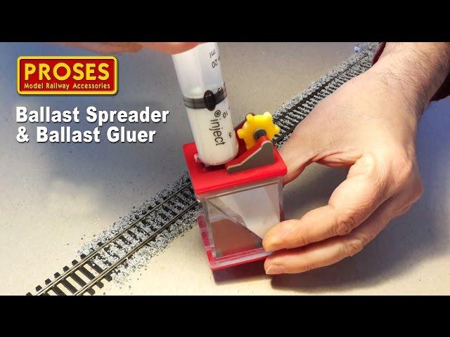 Ballast Spreader & Gluer by Proses The fastest and easiest way to ballast your tracks.