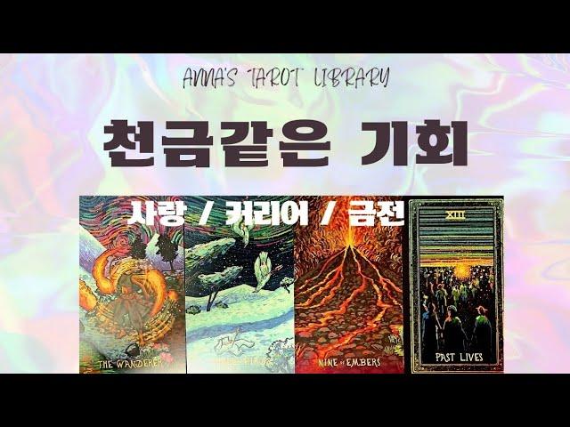 [타로]곧 찾아올 천금같은 기회 힌트가 될만한 메시지를 놓치지 마세요️