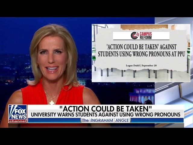 The Ingraham Angle - Logan Dubil Discusses Point Park University’s Pronoun Policy