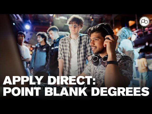 Apply Direct to Point Blank Music School & Kick Start Your Career