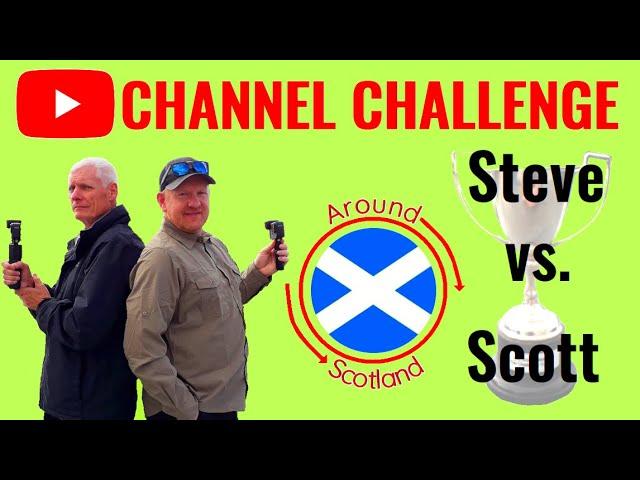 The ULTIMATE Youtube challenge vs. Steve Marsh! Who will win?? Around Scotland by train & coach.