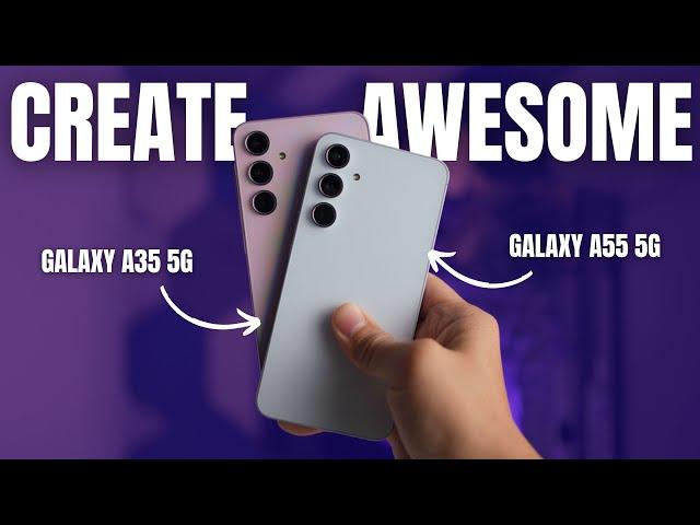 Create Awesome Content with Samsung Galaxy A55 5G!