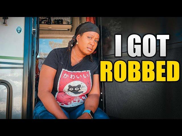 I GOT ROBBED! Living in My Camper Van in Las Vegas (RV Life)