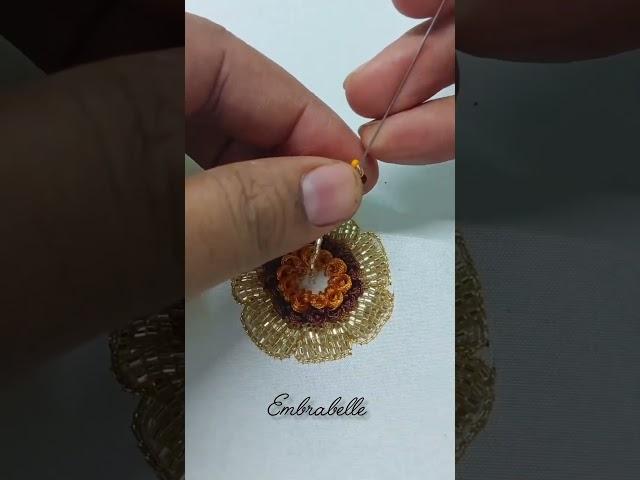 New unique trending hand made latkan for Fabric EMBRABELLE EXPORT #handembroidery #fashion