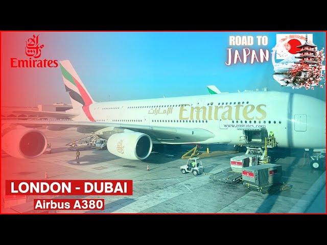 London Gatwick (LGW) to Dubai (DXB) 2024 | Emirates Airbus A380 | AzzaVlogs