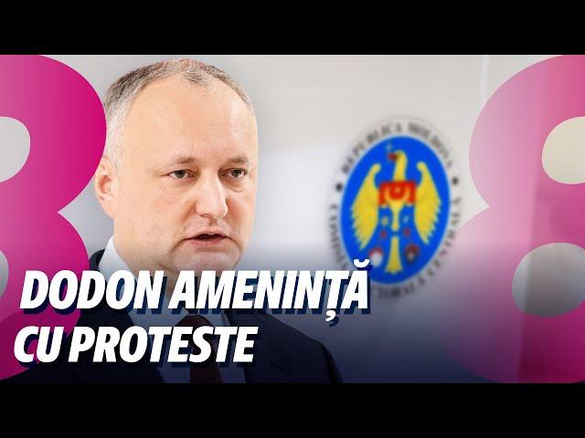 Știri: Șef nou la PCCOCS /Dodon amenință cu proteste /07.11.2024