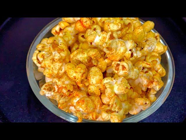 Butter Masala Pop Corn Recipe - How To Make Masala Pop Corn