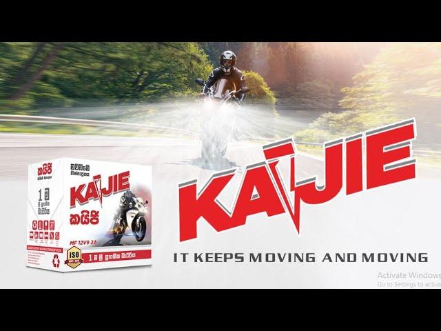 Kaijie - Motorcycle Battery English Tvc