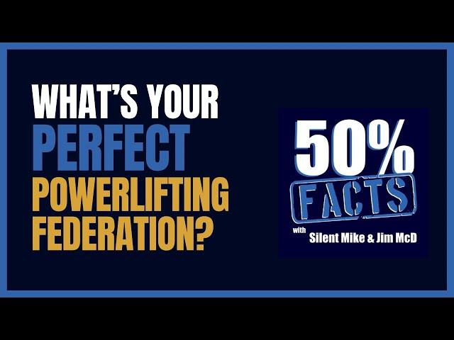 What does the perfect powerlifting federation look like for you? | One Good Question