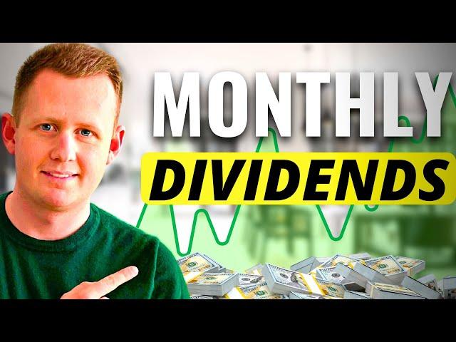 The Best MONTHLY Dividend Stocks - Buy Now!