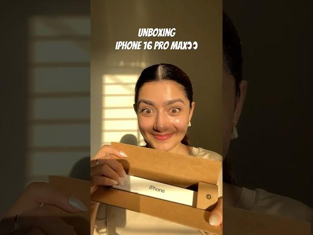 Unboxing iPhone 16 Pro Max | AMULYA RATTAN | #shorts #amulyarattan #iphone16promax #unboxing