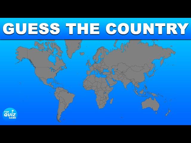 Guess All 195 Countries On The Map - Quiz Guess The Country