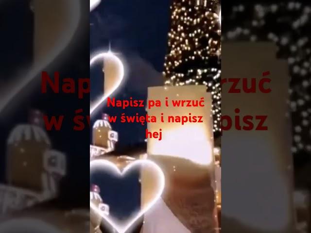 Napisz pa i wrzuć w święta i napisz hej