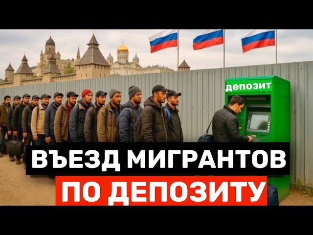 Въезд в Россию для мигрантов будет по депозиту на случай депортации