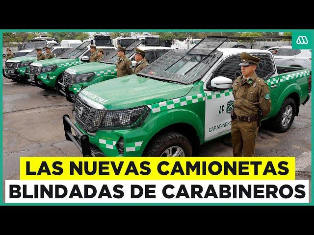 Seguridad: Hacen entrega de camionetas blindadas a Carabineros