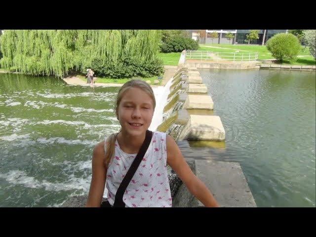 Milana walks around Minsk