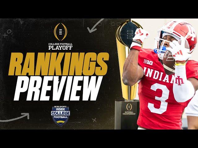 College Football Playoff Rankings Preview: Saturday recap and LOOKAHEAD | Inside College Football