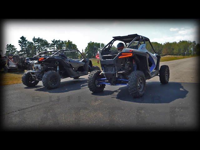 MAVERICK X3 RR(195HP) VS. RZR PRO XP(181HP) 300’ DRAG RACE