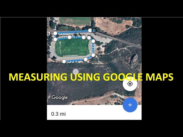 HOW TO MEASURE DISTANCES USING GOOGLE MAPS ON YOUR PHONE #SHORTS