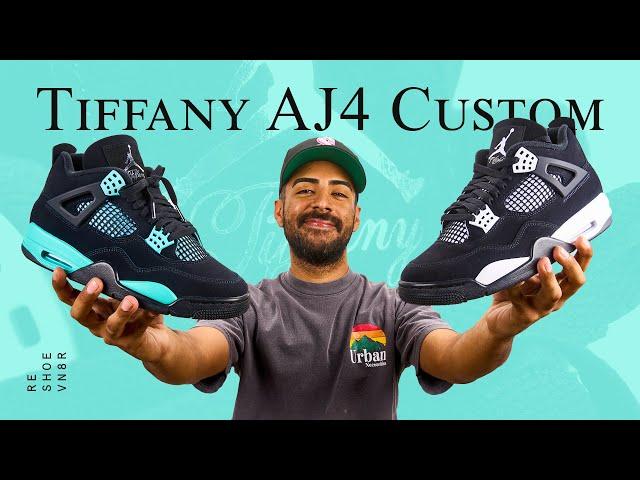 Air Jordan 4 Tiffany Colorway Custom | Would You Wear These?