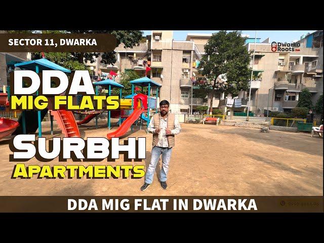 Surbhi Apartment ~ DDA Flat in Sector 11, Pocket 1, Ground Floor  2 BHK MIG Flats in Dwarka