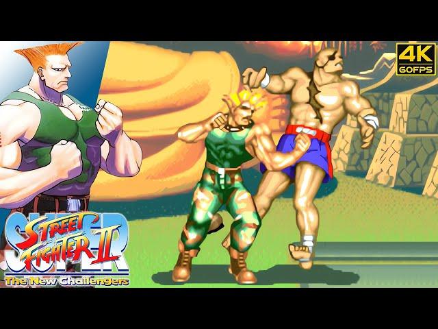 Super Street Fighter II - Guile (Arcade / 1993) 4K 60FPS