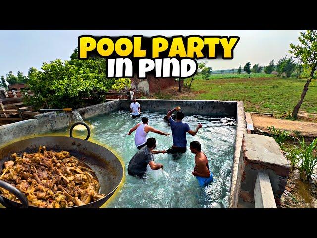 Pool Party in Farm house | Lunch in Desi style | Bilal marth|