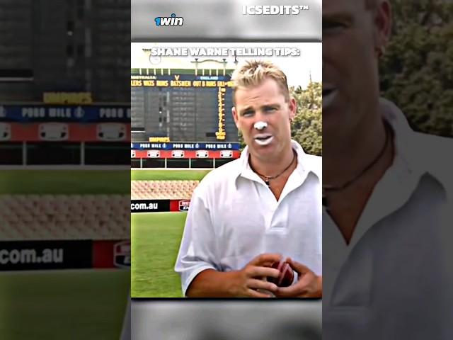 Shane Warne Gives Spin Bowling Tips | #shorts #sg #cricket #cricketshorts #freanzcontest