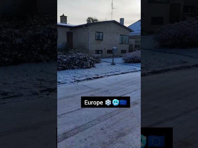 Europe snowfall ️️