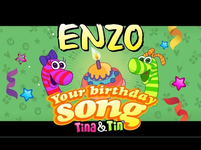 Tina&Tin Happy Birthday ENZO (Personalized Songs For Kids) #PersonalizedSongs