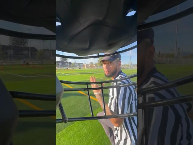 POV: THE REF IS FASTER THAN YOU  #shorts #football #viral #funny