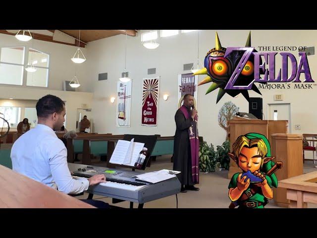 I played Temple of Time from Zelda on piano at church