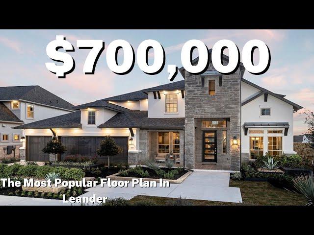 TAYLOR MORRISON MODEL HOME IN LEANDER TX | LARIMAR PLAN | TRAVISSO | STARTING AT $700K | HOME TOUR