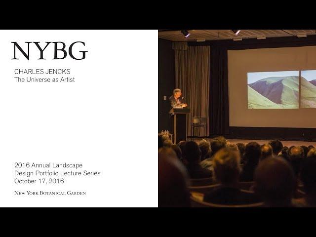 Charles Jencks, The Universe as Artist Lecture for NYBG