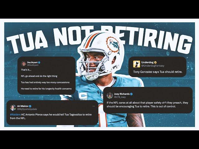 Tua Tagovailoa Reportedly Not Retiring! | Is The Dolphins Season Over?