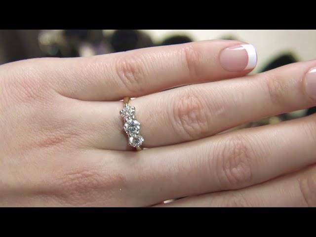 MD055 Multi Stone Diamond Engagement Ring