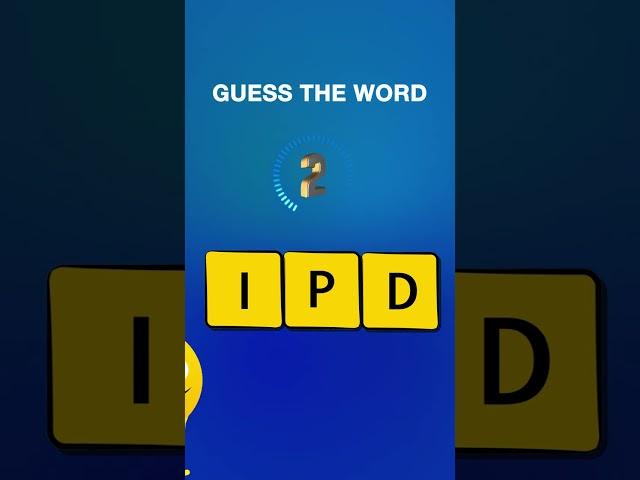 Train Your Brain: Crack the IQ Word Game Puzzle #shorts