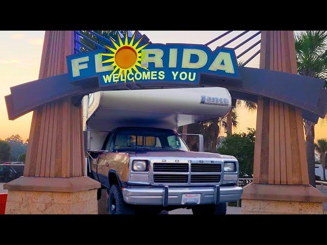 Flying South Snowbirding In Florida | Truck Camper Vlogs | RV Living | DestinatioNow S5 Ep129