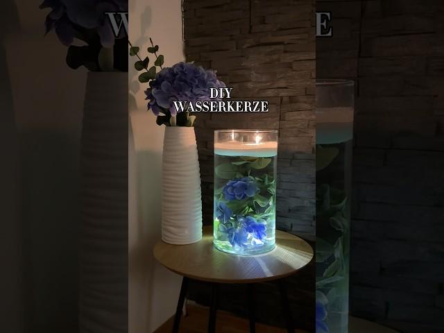 DIY WASSERKERZE ️ #inspiration #home #dekor #diy #ikea #hack #action #inspiration #shorts #fyp