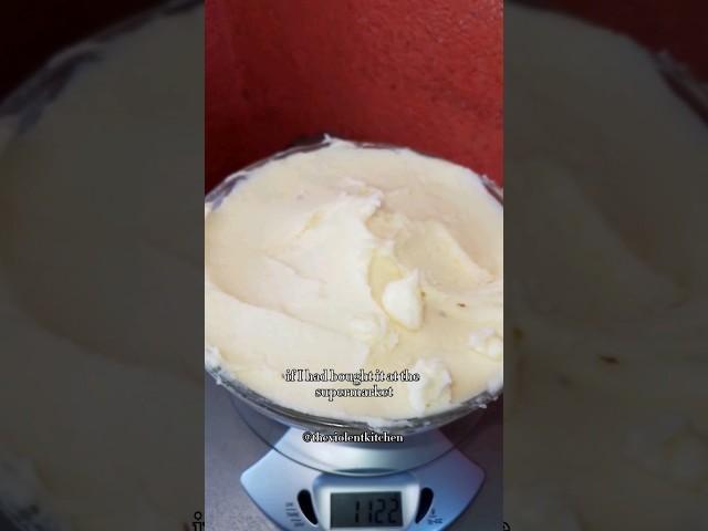 homemade butter from scratch #shorts #butter #food