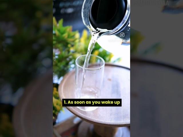 What is the best time to drink water - Smartveda